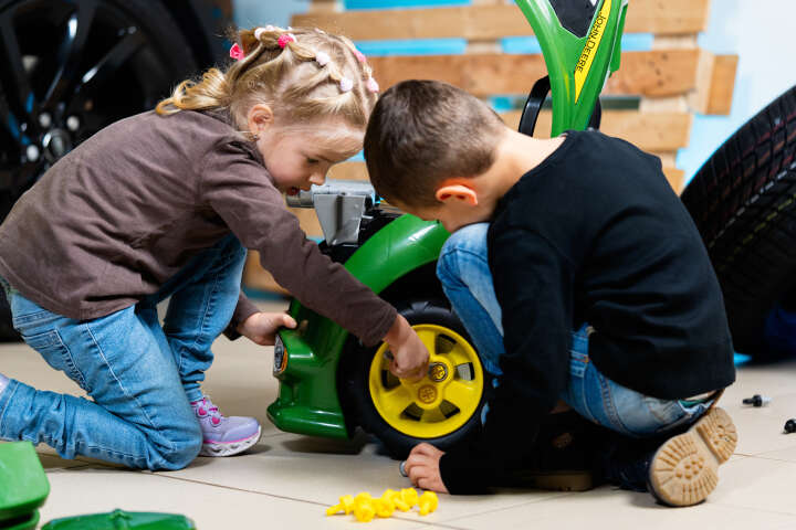 klein John Deere Traktormotor Tractor Engine